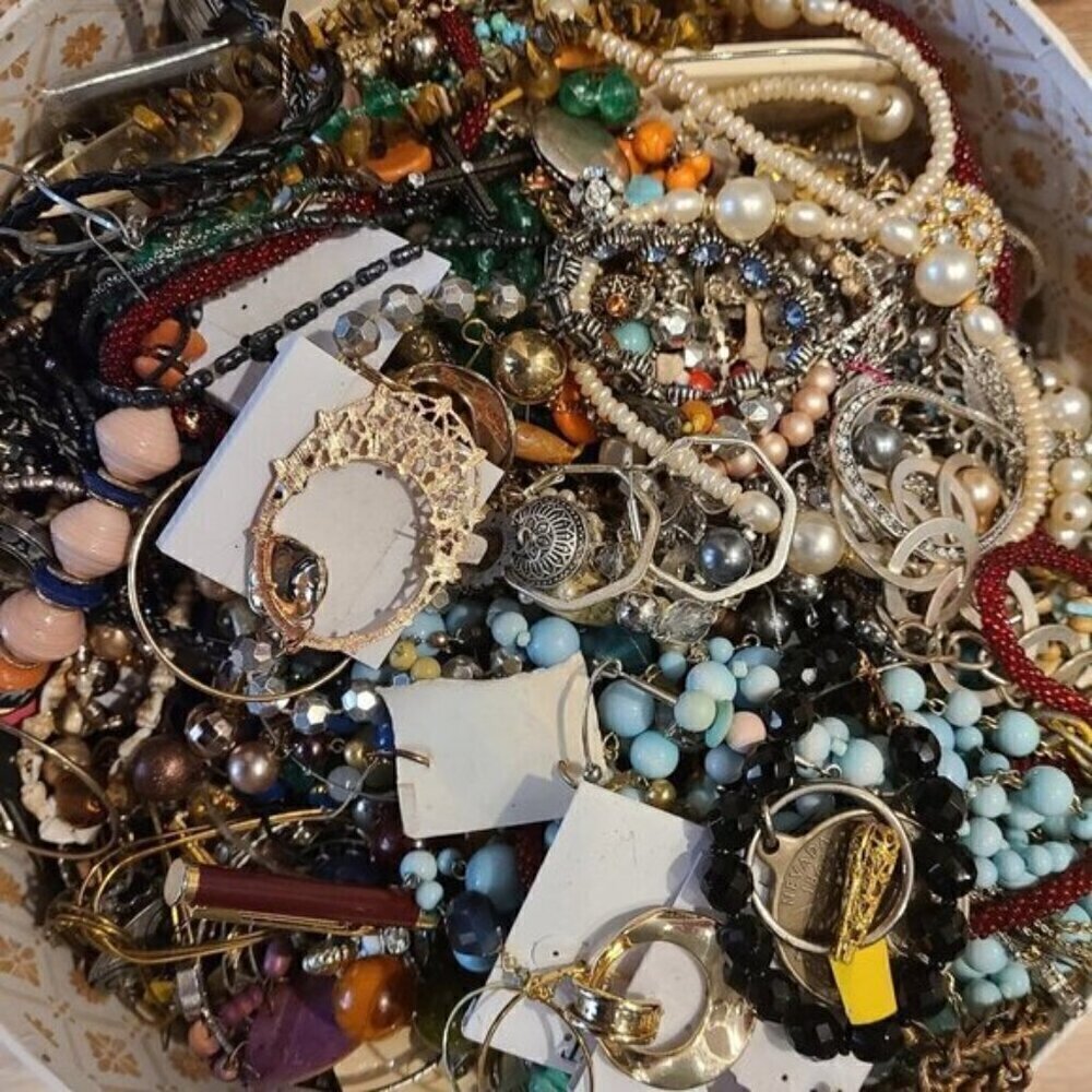 Jewelry Mystery Bag - Modern and Vintage Costume Jewelry, Aesthetic Boho